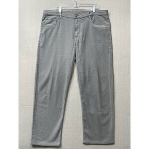 Faherty‎ Brand Grey Pants 38x32 Stretch Cotton Five Pocket Casual Men's